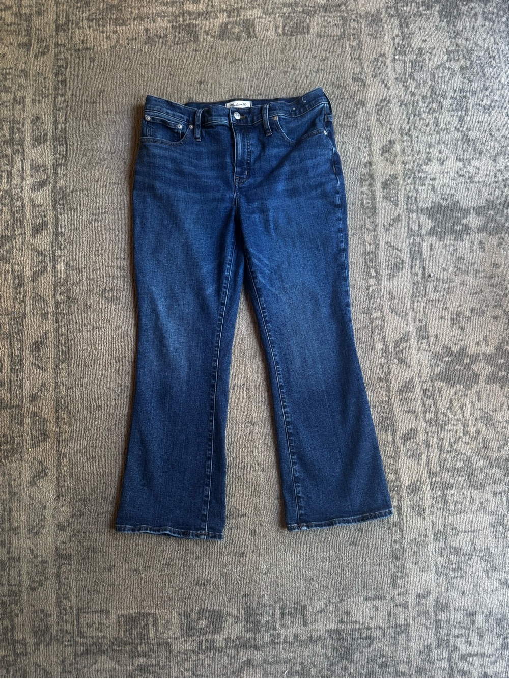 Madewell Dark Blue Flare Jeans
